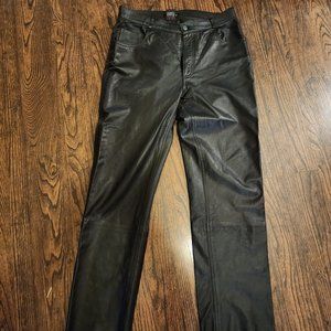 Men's leather pants
